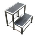 Stainless Steel Footstool with Double Steps